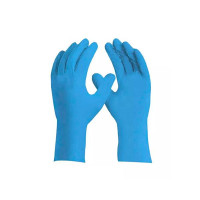 Luva Nitrilica Descartável Sensiflex Azul C/100 Peças Ca 42979 Danny
