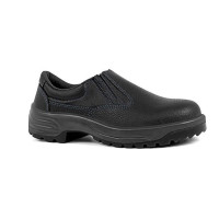 Sapato Couro Elástico Preto Bico Plástico 4098usls4600us Ca 28513 Usafe