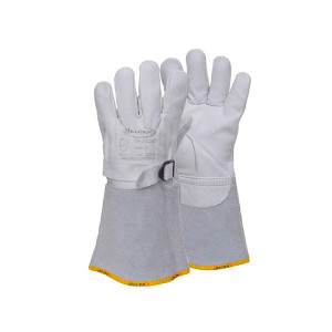 Luva Vaqueta Punho Raspa 15cm Cobertura Ca 25387 Valcan