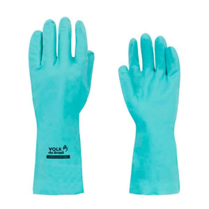 Luva Nitrilica Com Forro Verde Ca 16313 Volk